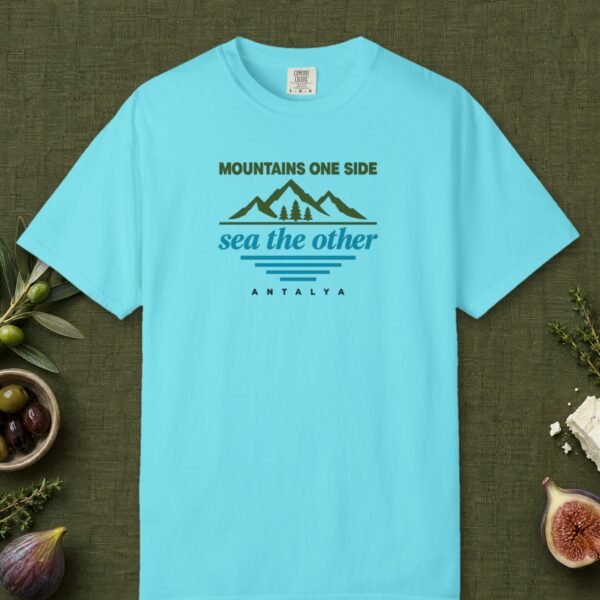 Mountains One Side, Sea the Other Day Tee