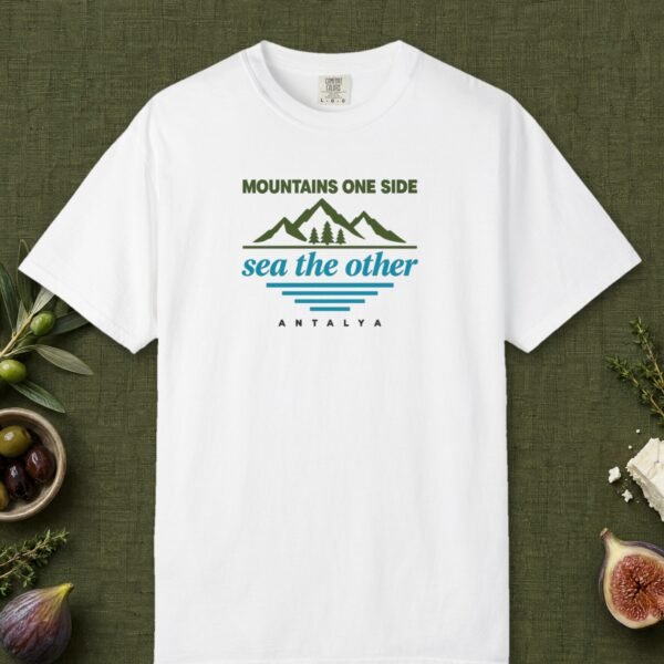 Mountains One Side, Sea the Other Day Tee