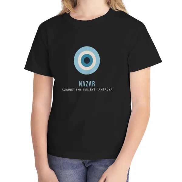 nazar-night-kids-tee-black-front Nazar Night Kids Tee