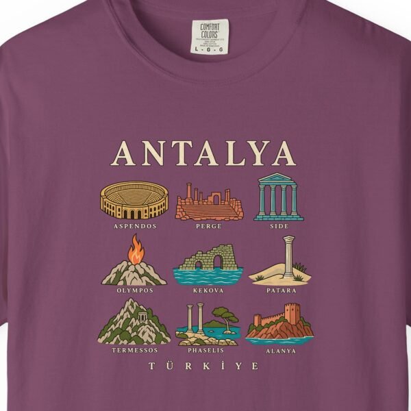 Nine Ancient Sites Night Tee