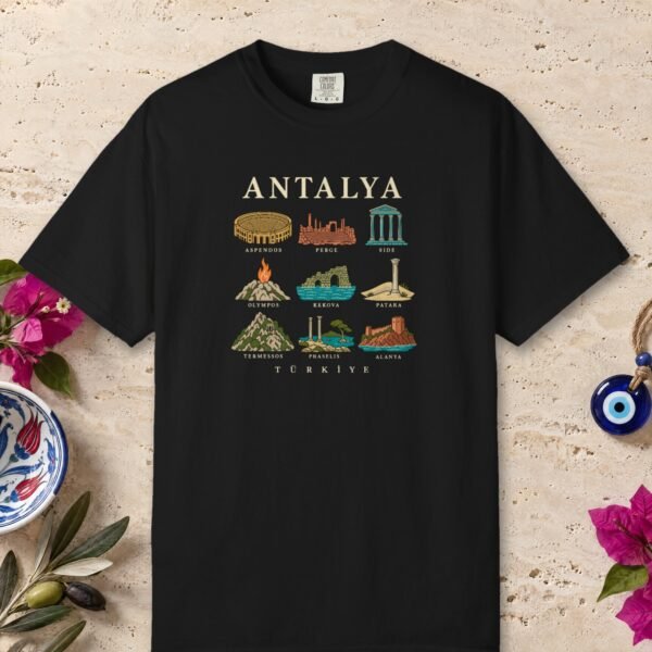 Nine Ancient Sites Night Tee