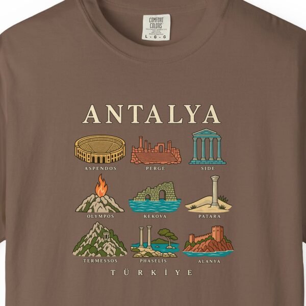 Nine Ancient Sites Night Tee