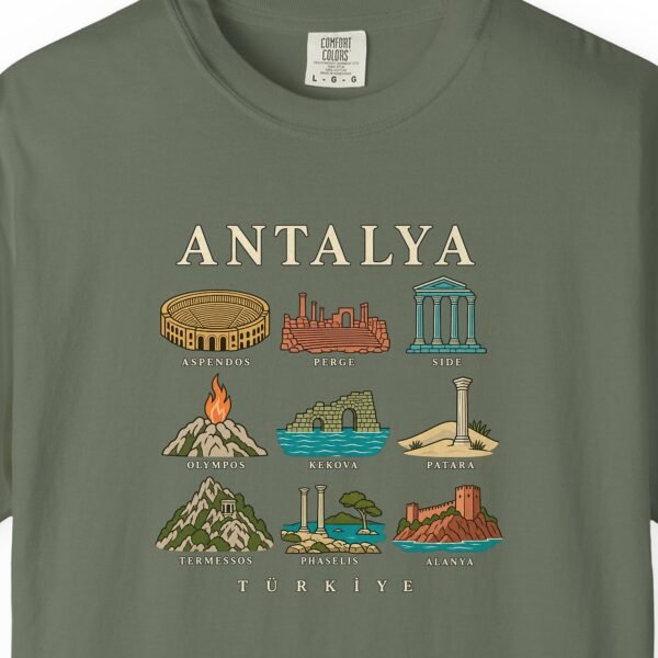 Nine Ancient Sites Night Tee