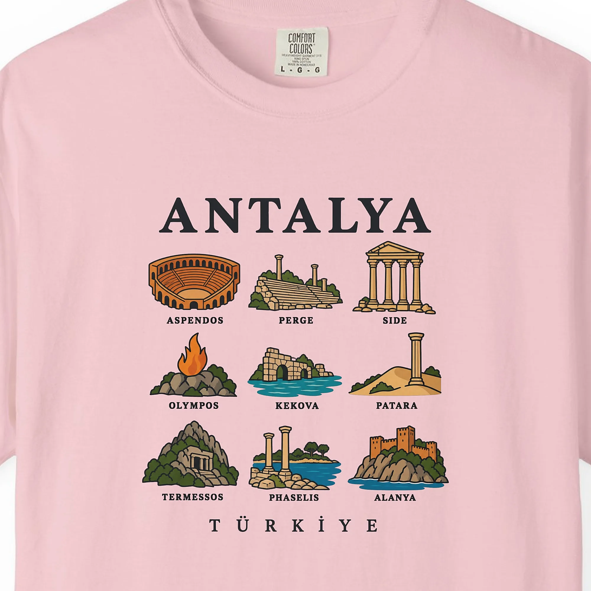 Nine Ancient Sites Tee