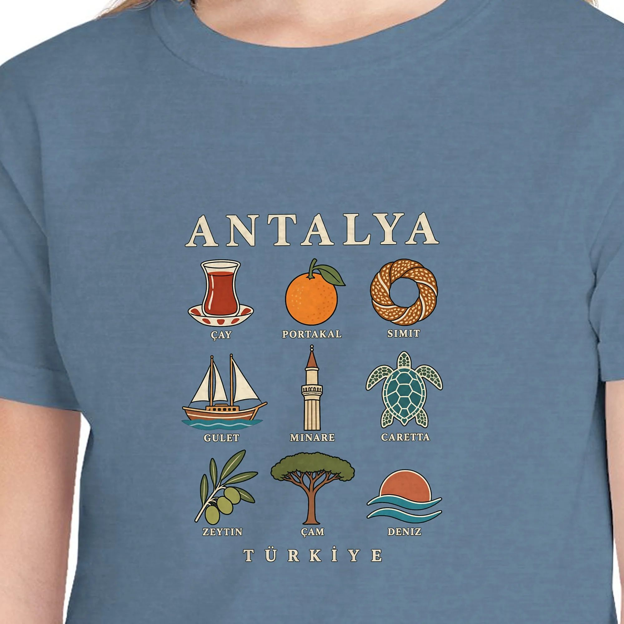 nine-things-antalya-night-kids-tee-blue-jean-chest Nine Things Antalya Night Kids Tee