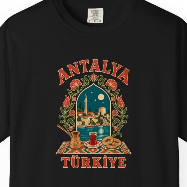 old-town-at-night-arch-tee-black-chest Old Town at Night Arch Tee