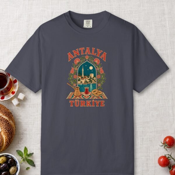 old-town-at-night-arch-tee-navy-front Old Town at Night Arch Tee