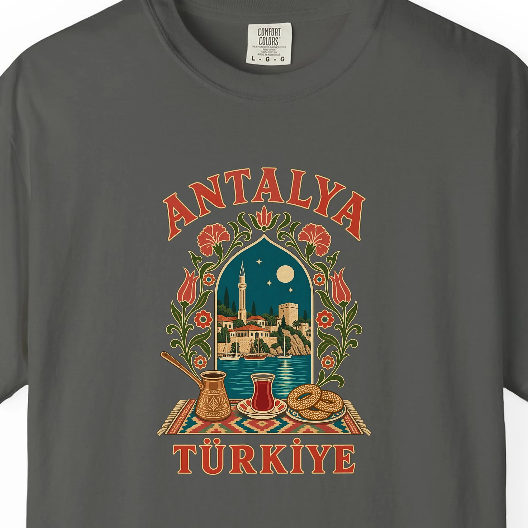 Old Town at Night Arch Tee