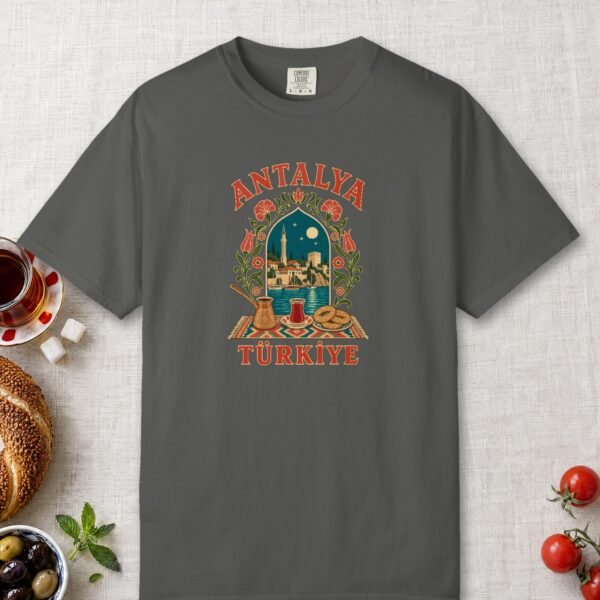 old-town-at-night-arch-tee-pepper-front Old Town at Night Arch Tee
