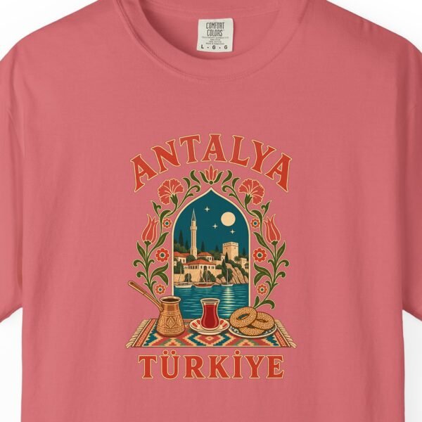 old-town-at-night-arch-tee-watermelon-chest Old Town at Night Arch Tee
