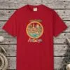Old Town in an Orange Night Tee