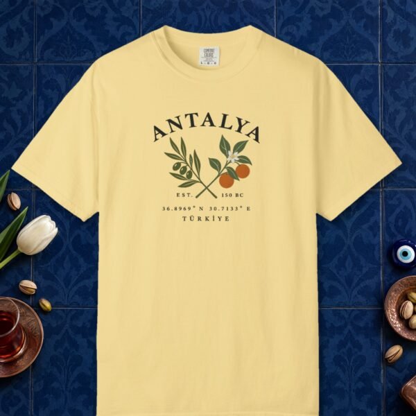 Olive and Orange Crest Tee