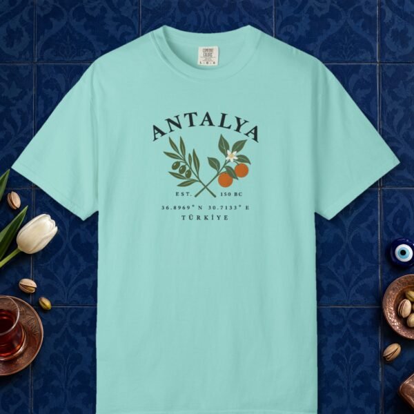 Olive and Orange Crest Tee