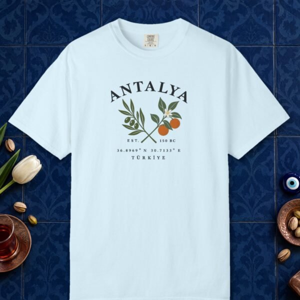 Olive and Orange Crest Tee