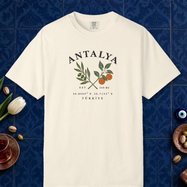 Olive and Orange Crest Tee