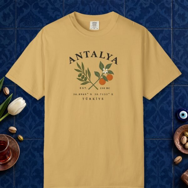 Olive and Orange Crest Tee