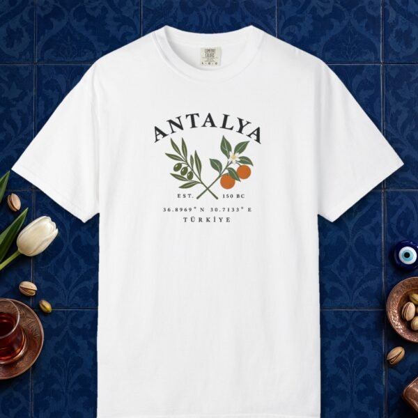 Olive and Orange Crest Tee