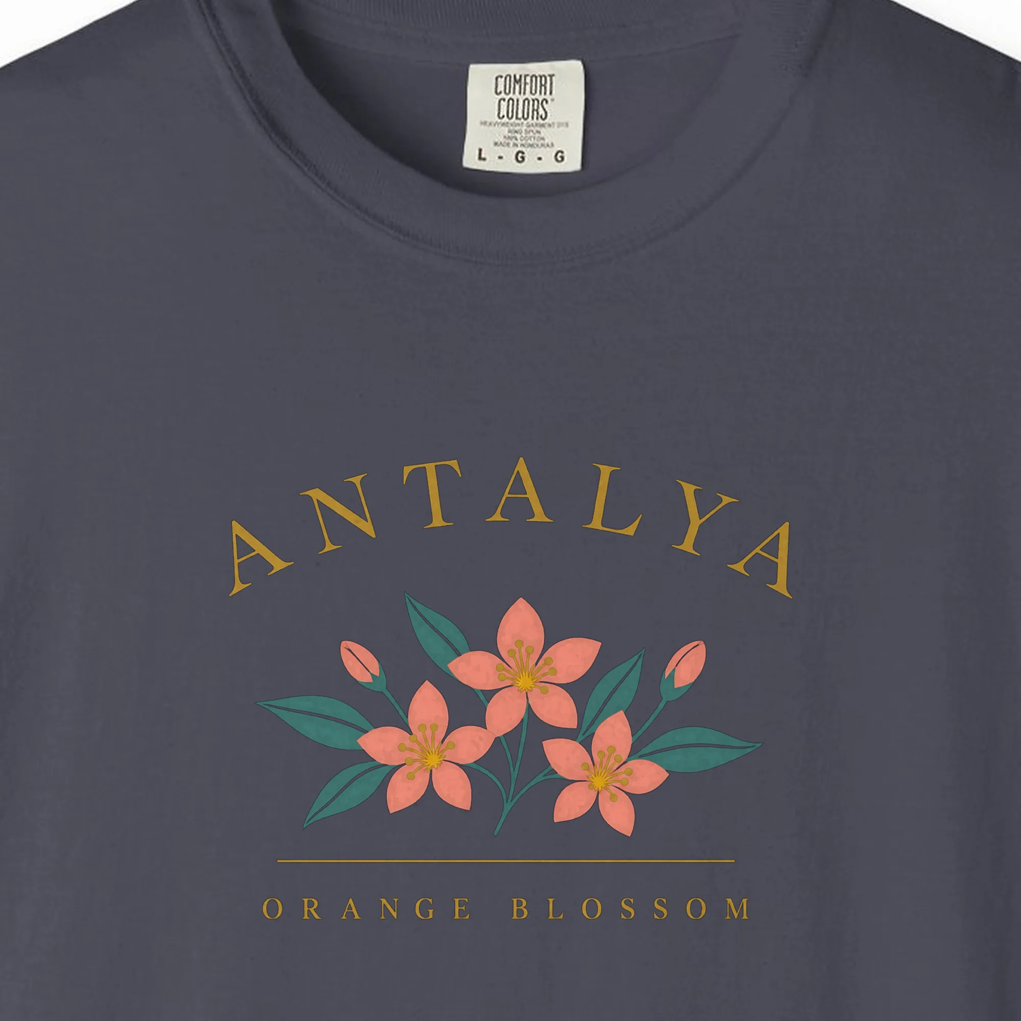 Orange Blossom Gold Night Tee