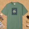 Orange Blossom Navy Stamp Night Tee