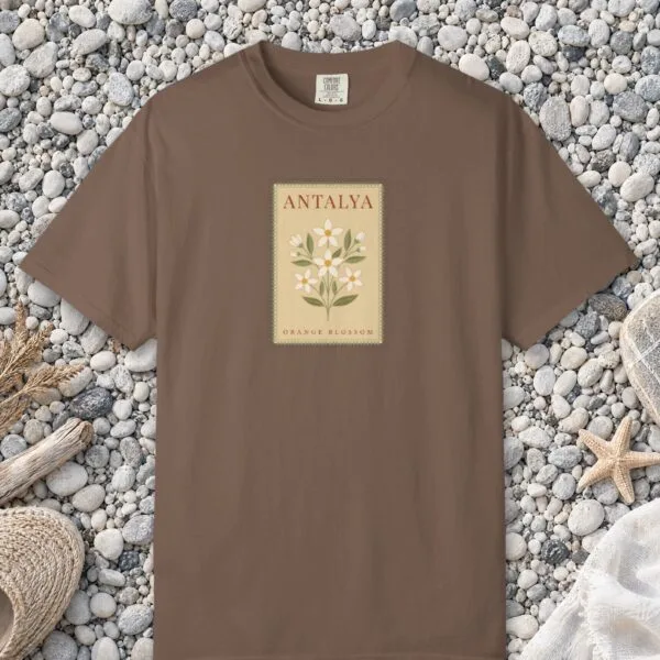 Orange Blossom Stamp Night Tee