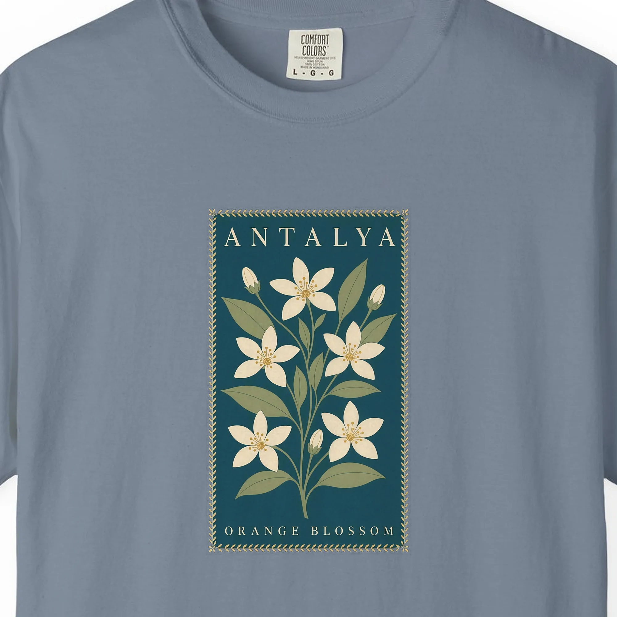 Orange Blossom Stamp Tee