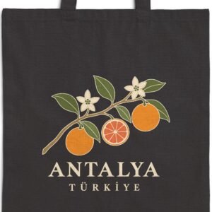 Orange Branch Night Tote
