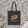 orange-branch-night-tote-black-front Orange Branch Night Tote