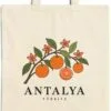 Orange Branch Tote