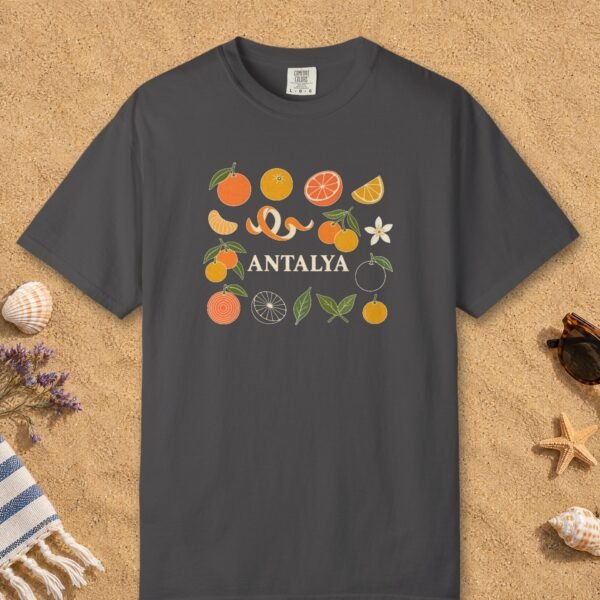 orange-grove-tee-graphite-front Orange Grove Tee