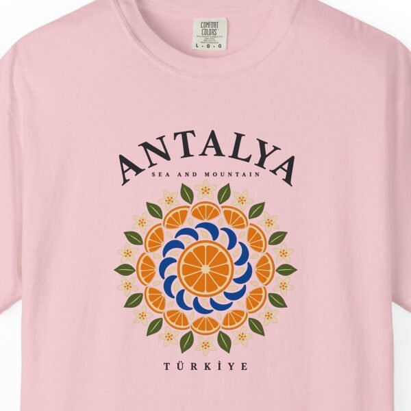 Orange Mandala Sea and Mountain Tee