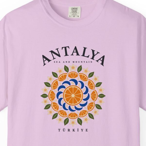 Orange Mandala Sea and Mountain Tee