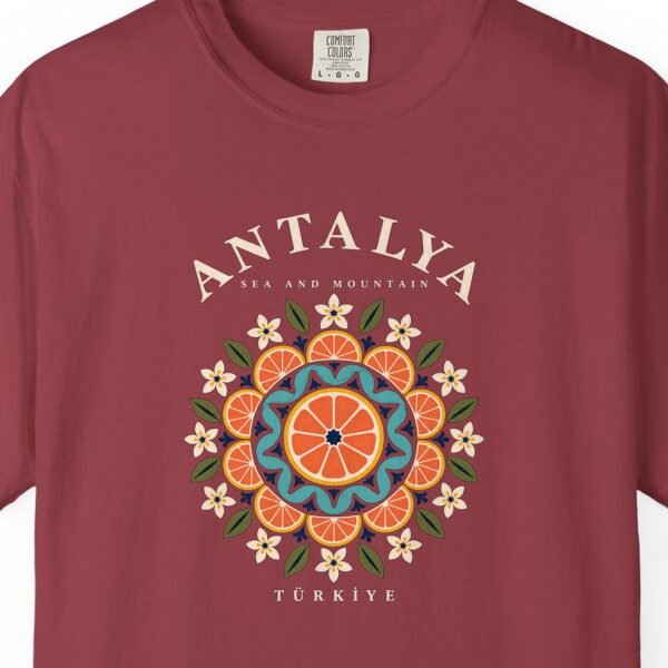 Orange Mandala Tee