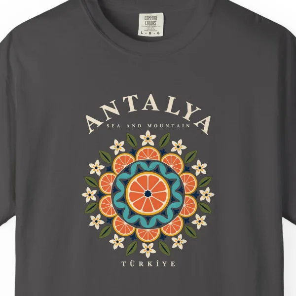 Orange Mandala Tee