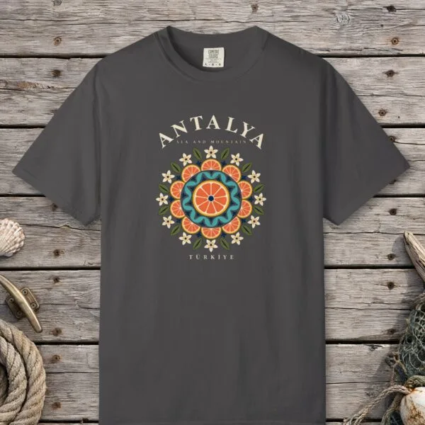 Orange Mandala Tee