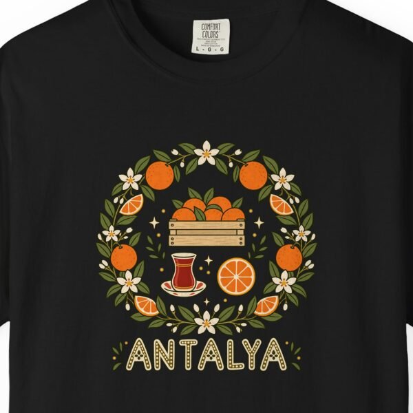 Orange Wreath Tee