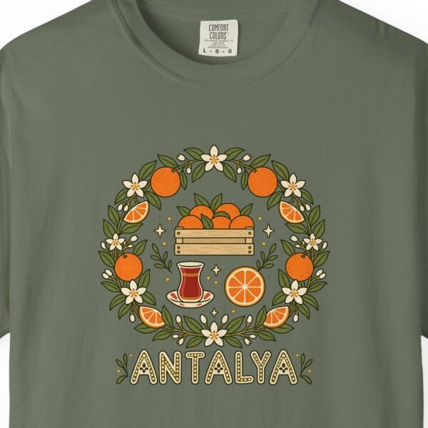 Orange Wreath Tee