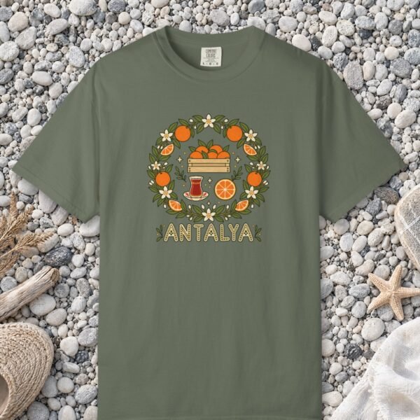 Orange Wreath Tee