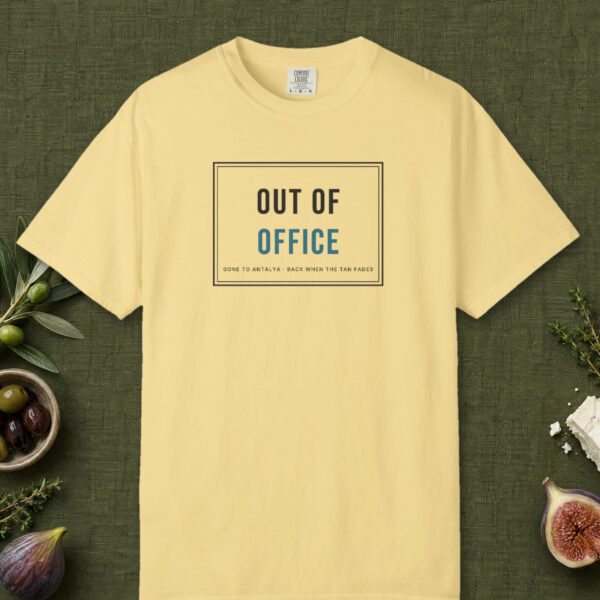 out-of-office-day-tee-butter-front Out of Office Day Tee