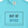 out-of-office-day-tee-lagoon-blue-chest Out of Office Day Tee