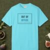 out-of-office-day-tee-lagoon-blue-front Out of Office Day Tee