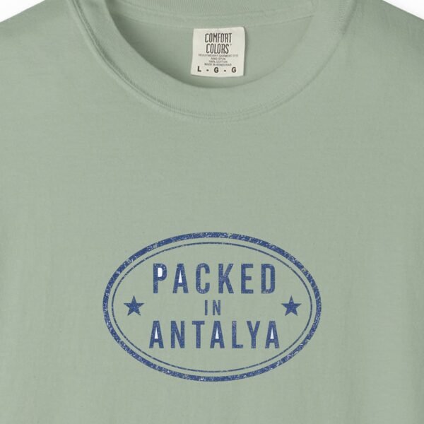 Packed in Antalya Blue Stamp Tee
