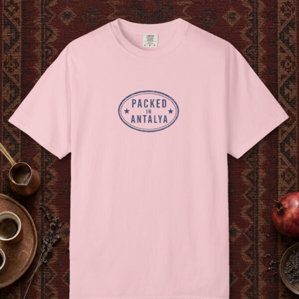 Packed in Antalya Blue Stamp Tee