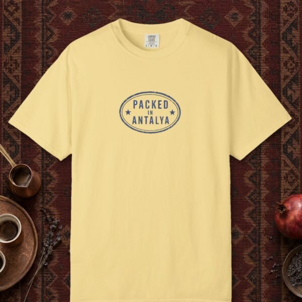 Packed in Antalya Blue Stamp Tee