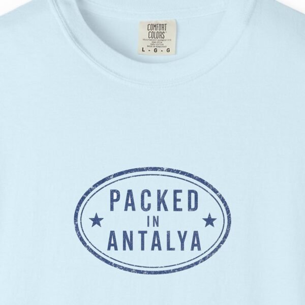 Packed in Antalya Blue Stamp Tee