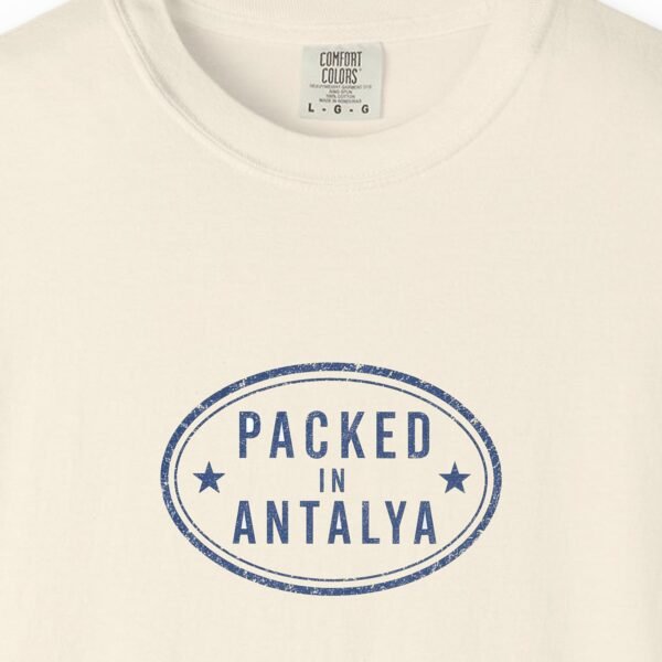 Packed in Antalya Blue Stamp Tee