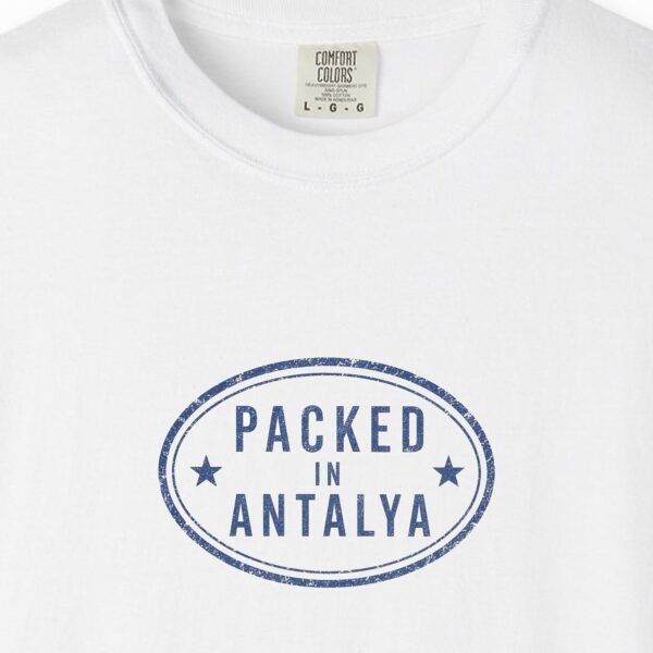 Packed in Antalya Blue Stamp Tee