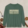 recently-returned-from-antalya-long-sleeve-tee-blue-spruce-front Recently Returned from Antalya Long Sleeve Tee