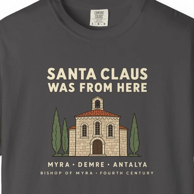 Santa Claus Was from Here Night Tee