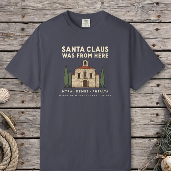 Santa Claus Was from Here Night Tee