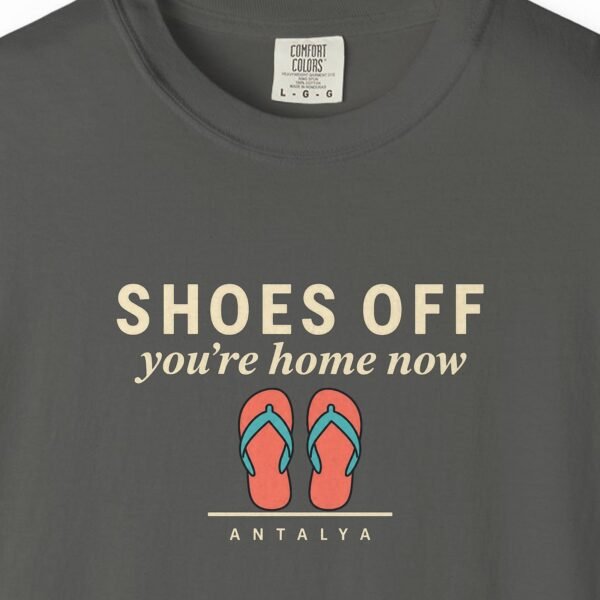 shoes-off-tee-pepper-chest Shoes Off Tee